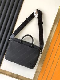 Valigetta maschile handbag classico borse per laptop per laptop trasversale casual per ufficio portatile per ufficio chiusura con cerniera con cerniera