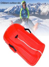 Plastic Snow Sleds Durable Lightweight Sports Snow Slider Thicken Ski Children Outdoor Grass Skiing Snowboarding Snowboard4202195