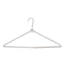 1pc Portable Foldable Hanger Aluminium Alloy Clothes Rack For Travel Household Dormitory Coat Hangers Folding Hangers4224667