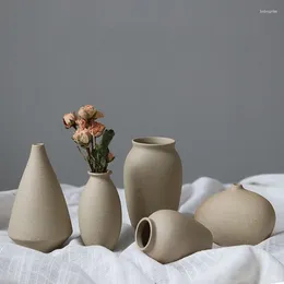 Vases Nordic Ceramics Mini Vase Home Decoration Accessories Living Room Desktop Flower Arrangement Wedding For Table Decorations