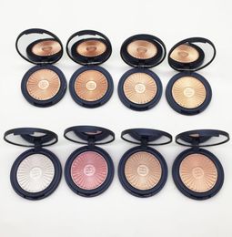 Beauty Glazed Makeup Bronzer Highlighter Powder Face Contour Glow Metallic Eyeshadow Palette Blush Skin Brighten Rose Gold Peach 85030462