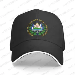 Ball Caps Coat Of Arms El Salvador Baseball Hip Hop Sandwich Cap Men Women Adjustable Outdoor Sport Hats