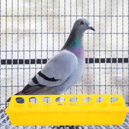 Other Bird Supplies 2 Pcs Feeding Water Feeder Food Dispensers Birdcage Trough Parrots Pigeon Holder