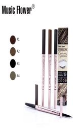 Music Flower Eyebrow Pen Pencil Waterproof And Sweatproof Natural Nonmarking Eye Brow Powder Doubleheaded Easy To Colour Makeup 4633048