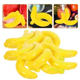 Party Decoration 20pcs Fake Banana Pography Prop Artificial Lifelike Fruit Fruits Mold