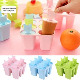 Baking Moulds Summer S Ice Cream Molds Food Grade Silicone Reusable DIY Easy Make Release Homemade Popsicle K2M7