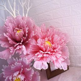 Decorative Flowers Pography Props Large Artificial Flower Three-dimensional Home Decoration Peony Arch Road Lead 40cm