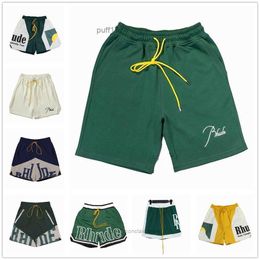 2023 Rhude Shorts Designers Mens Basketball Panel Court Swim Trunks Sweat Senna Flight Yachting Short Bottoms Buy Qjb6 2CSU