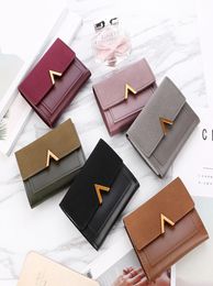 Women Purse Vintage Small Short Leather Wallet Famous Mini Female Fashion Wallets And Purse Credit Card7501892