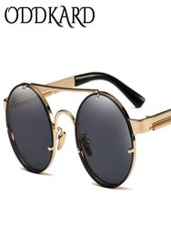 ODDKARD Modern Steampunk Sunglasses For Men and Women Brand Designer Round Fashion Sun Glasses Oculos de sol UV4002339565