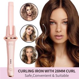 Automatic Curler Negative Ion Lazy Person Large Curling Wave Perm Household Small Type Electric Ceramic Spin Iron 240425