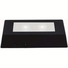 Decorative Plates LED Light Base Rectangle Display Stand In A Variety Of Colours Suitable For Glass Crystal Artwork Holiday Party Decoration.