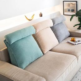 Pillow Triangular Wedge Positioning Support Reading Backrest Soft Back Rest Bedside Headboard Livingroom