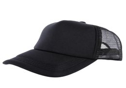Whole Adjustable Summer Cosy Hats for Men Women Attractive Casual Snapback Solid Baseball Cap Mesh Blank Visor Outside Hat V25640220