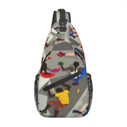 Duffel Bags Tribute To Bouldering Chest Bag Trendy Large Capacity School Nice Gift Multi-Style