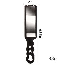 Fashion multifunction household anti static massage comb men's hair cutting comb Flat hair comb Barbershop hairdressing styling tools
