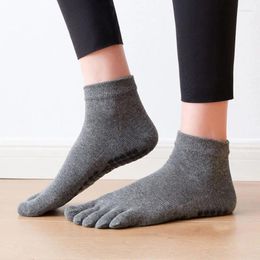 Women Socks Cotton Five Finger Yoga Men's Fashion Open Toe Boat Breathable Invisible Low Cut Ankle Short Floor