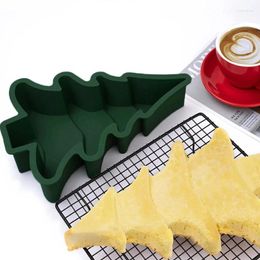 Baking Moulds Christmas Cake Silicone Molds Nonstick 3D Tree Pan Muffin Mold Mould Biscuit Chocolate DIY Tools