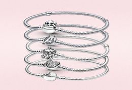 Bracelets For Women 925 Sterling Silver Moment With Original Box Designer Jewelry1825012
