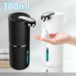 Liquid Soap Dispenser Intelligent Automatic Induction Foam Washing Mobile Phone 380ml Electric Hand Sanitizer Machine Household