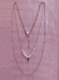 ennis Graduated Multilayered chain imitation pearl fashion necklace various specifications quality assurance2606370