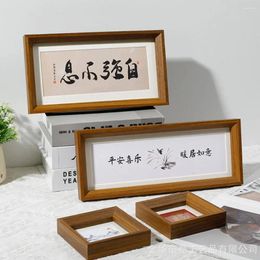 Frames Rectangular Painting And On Frame Calligraphy Hanging Po Mounting Chinese Wall