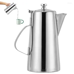 Hip Flasks Kitchen Bar Drinkware Stainless Steel Coffee Juice Pot Cold Water Kettle Ice-resistant Jug Home Drinking Containers