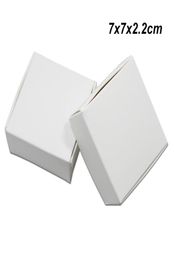 7x7x22 cm 50pcslot White Kraft Paper Wedding Gifts Pack Box for Ornament Jewelry Candy Cardboard Packing Boxes Handmade Soap Sto3376880