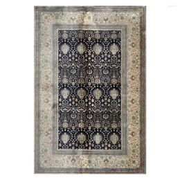 Carpets Floral Carpet Handmade Turkish Rugs Oriental Silk Rug For Living Room Size 4'X6'