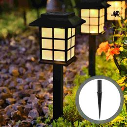Garden Decorations 10 Pcs Land Solar Lights For Stakes Ground Component Lawn Lamp Plastic Outdoor