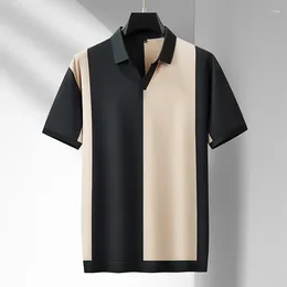 Men's Polos Plus Size 7XL Summer Colorant Color Polo Shirts High Quality Short Sleeve Cotton Business Casual Male T-shirts Man Tees