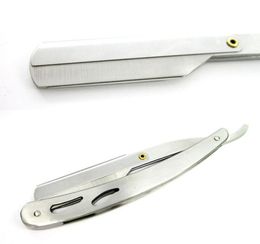 2pcslot Barber Straight Edge Razors Blade Stainless Steel Folding Shaving Knife3575561