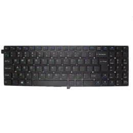 Laptop Keyboard For CLEVO W550EU W550EU1 MP-12C96SU-430W 6-80-W55S0-280-1 Russian RU Without Frame