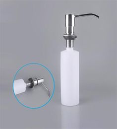 Kitchen Sink Soap Dispenser ABS Plastic Built in Lotion Pump Plastic Bottle for Bathroom and Kitchen Liquid Soap organize 300ml XB6838196