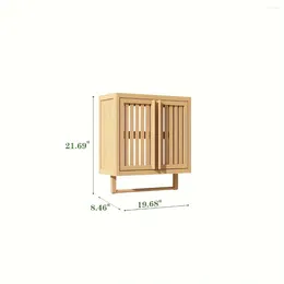 Bath Mats Bamboo Cabinet Bathroom Wall Mounted With Towels Bar Over The Toilet Storage 2 Door