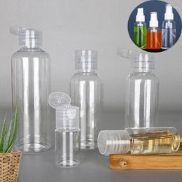 Storage Bottles 10/20/30/100ml Plastic Spray Portable Refillable Perfume Durable Transparent Liquid Cosmetics Containers