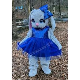 Cute Rabbit Mascot Costumes Christmas Cartoon Character Outfit Suit Character Carnival Xmas Halloween Adults Size Birthday Party Outdoor Outfit