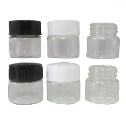 Storage Bottles Promotion 30 X Portable 5g Small Cute Glass Cream Jar With Plastic Lids 5cc Mini Vial Cosmetic Packaging Containers Pot