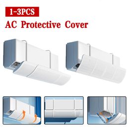 Air Conditioner Windshield Protective Cover Retractable Prevent Wind Rain Moisture Tool-Free Installation for Bedroom Supplies 240506