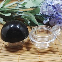 Storage Bottles 10g Cream Jar Empty Plastic Spherical Round Shape Accessories Box Nail Art Clear Sample Packing Container F141