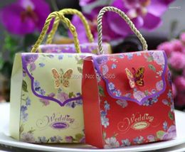 Gift Wrap Wholesale 2000pcs/lot Creat Ive Butterfly Wedding Portable Candy Box Bag Chocolate Cake Boxes