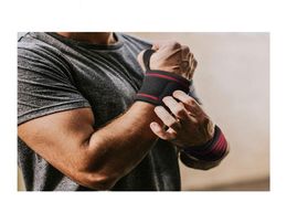 Sports Fitness Bandage Braces Supports Wrist Pad Winding Pressure Band Strength Training Power Lifting Bench Press Binding Wrist6743691