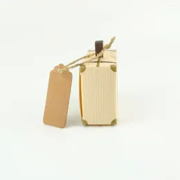 Gift Wrap 100 Pieces Package Box Portable Travel Kraft Paper Packing Case Carrier Snack Storage Chocolate Household