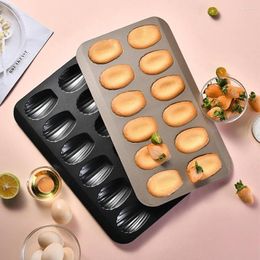 Baking Moulds 1Pc Stainless Steel Tin Mold Mini Cake Madeleine Tray Nonstic Cookie Pans Mould Metal Biscuit Pan