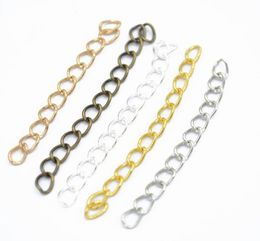 1000pcs 750mm Extended Extension Chains 5 Colours Tail Extender for Jewellery Making Findings Necklace Bracelet Chain6881407