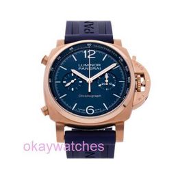Fashion luxury Penarrei watch designer chronograph automatic rose gold mens strap PAM 1111