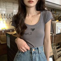 P Vest Designer T Shirt Women T Shirts Prd Shirt Fashion Women Luxury Triangle Clothes With Letters Casual Summer Short Sleeve Woman Clothing Triangle Vest 917