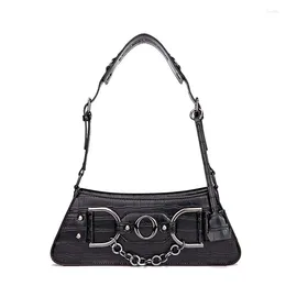 Shoulder Bags Handbags For Women 2024 Alligator Chain Letter Chic Designer Novelty Fashion Trend Tote Bag