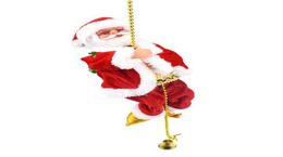 Santa Claus Climbing Beads Battery Operated Electric Climb Up and Down Climbing Santa with Light and Music Christmas Decoration 214043938