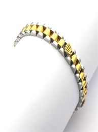 Fashion Black Steel Speedometer Bracelet Crown Man Stainless Steel Bangle Pulseiras Bracelets Bangles Jewelry 2205193751018